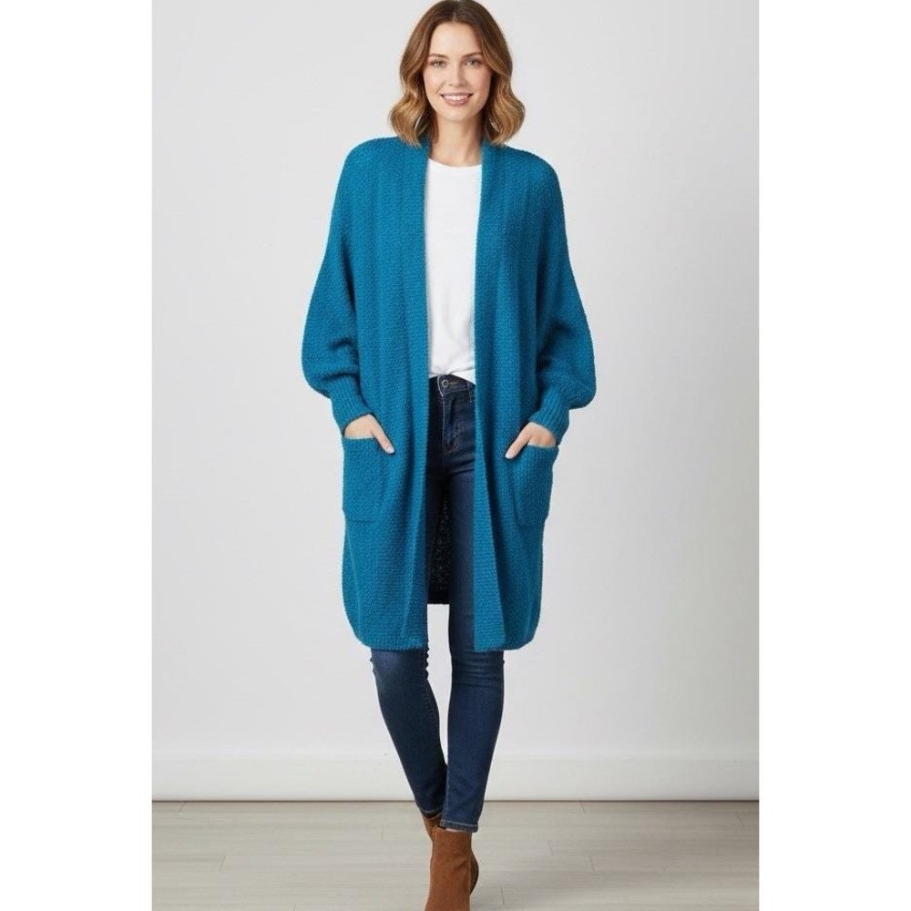 Vintage‎ Monto Par Le Chois Boucle Oversized Cardigan Size 2X Grandmacore